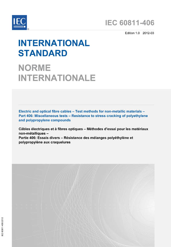 Cover IEC 60811-406:2012
